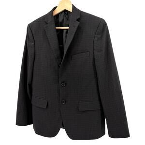 Lauren Ralph Lauren Boys' Dark Gray & Purple Plaid Blazer